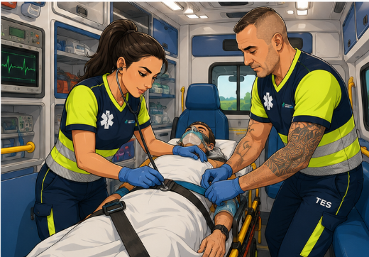 Equip Terramar assistint un pacient